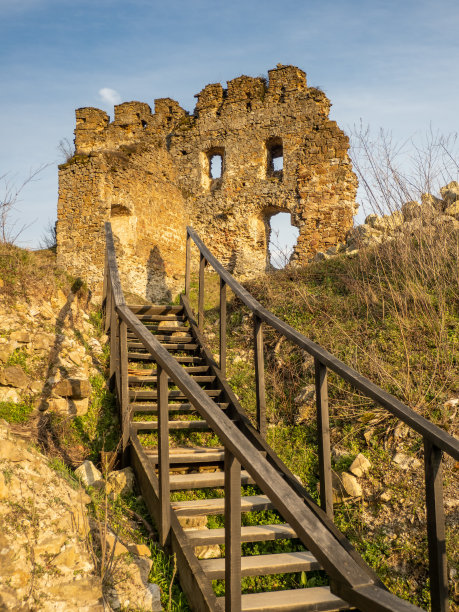 Cicva历史城堡遗址，斯洛伐克图片下载