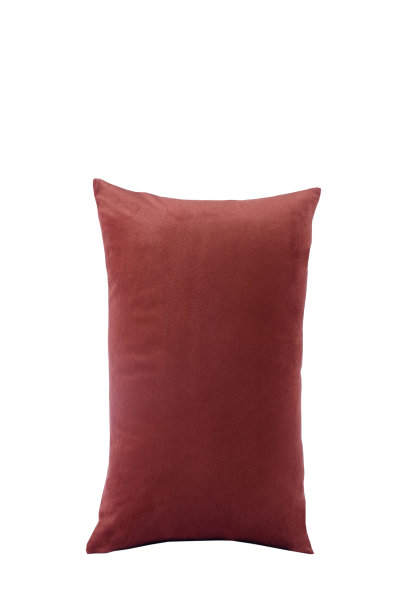 方形枕头。卧室睡垫或沙发靠垫用羽毛、羽绒或合成和纺织填充，织物枕套舒适休息图片下载