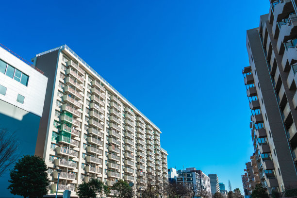 在东京建造公寓大楼图片下载