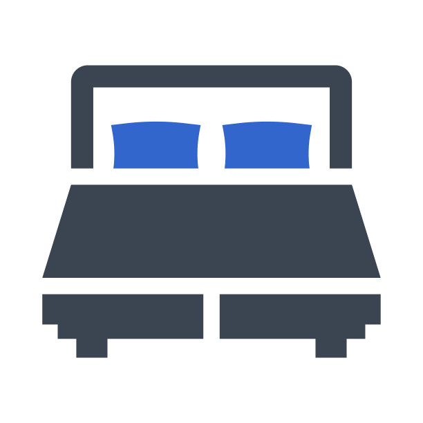 酒店床图标图片下载