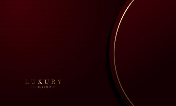 红色深色纹理设计与圆形框架元素图片下载