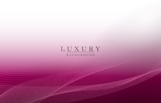 华丽的粉色光影插画，最小的波浪图案图片下载