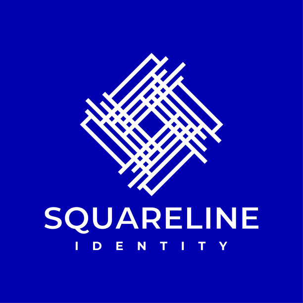 简约的几何结构线条抽象设计。方形建筑图形。图片下载