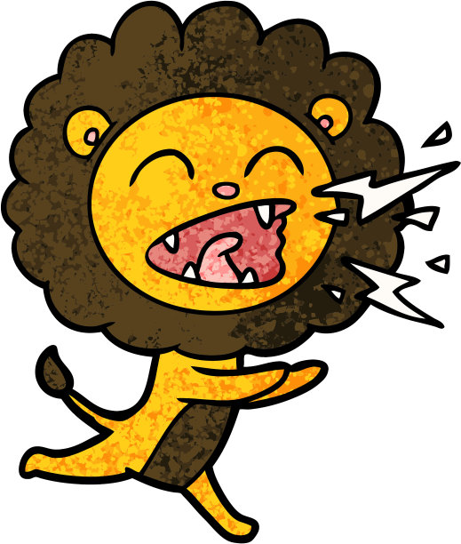 卡通跑狮图片下载