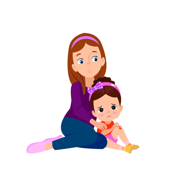 伤心的膝盖流血的男孩摔倒了图片下载