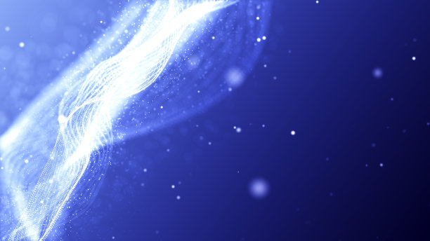 散焦和抽象的背景与波和亮点图片下载