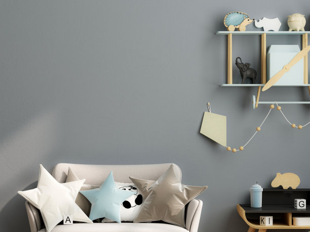 儿童房室内模型图片下载