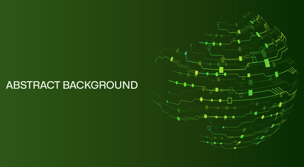 量子计算机技术的概念。未来电路板背景矢量。现代技术印刷电路板纹理背景设计图片下载