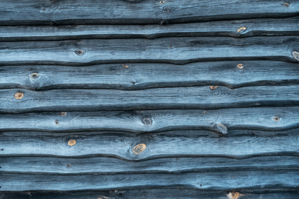 复古旧的蓝色木栅栏有划痕和肮脏的纹理图片下载
