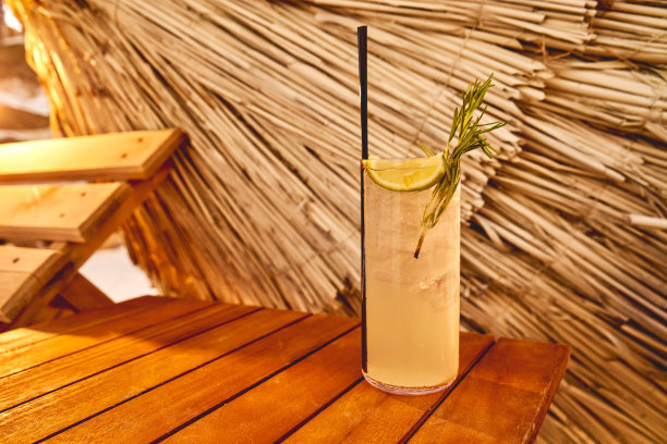 夏日主题饮料形象。图片下载