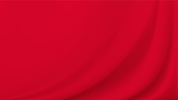 抽象向量背景奢华红布。最小的红色织物背景。闪亮的丝绸面料。布柔波。缎面背景的优雅折痕。图片下载
