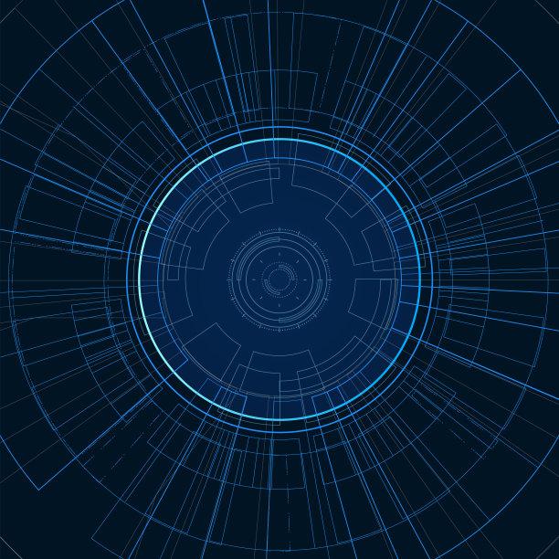 科幻未来用户界面，HUD，技术抽象背景，矢量插图。图片下载