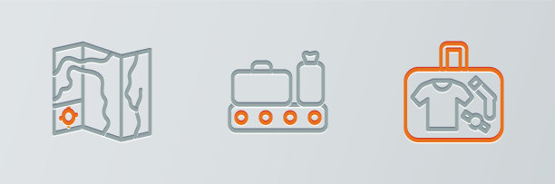 设置行旅行箱世界旅行地图和传送带图片下载