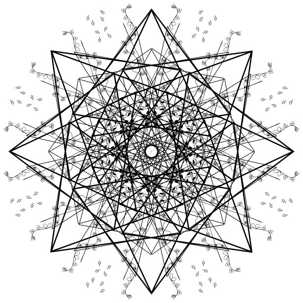 图案背景来自几何形状，黑白条纹。图片下载