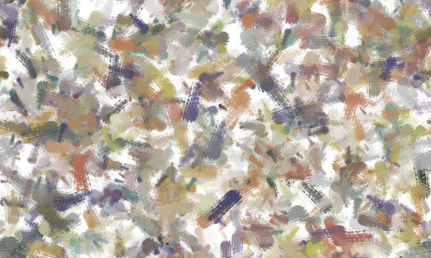 紫色，米色，黄色，绿色和灰色随机笔触在白色背景。无缝模式。设计在织物，纺织品，表面，纸张，墙纸，室内，拼接，包装上的印花图片下载