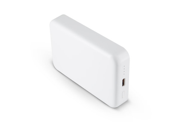 无线磁吸充电宝，白色背景图片下载