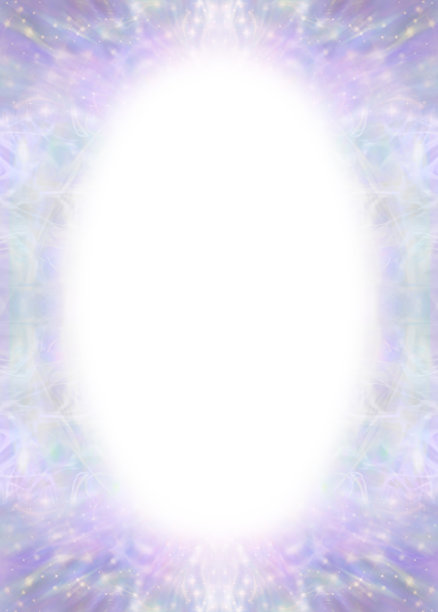 精神粉蓝色边框模板背景图片下载