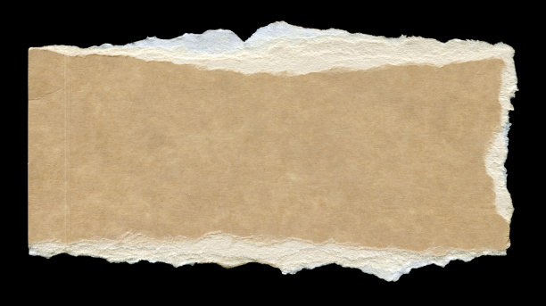 割伤或撕裂纸张背景纹理孤立图片下载