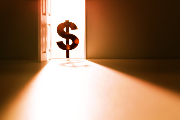 门口有美元符号图片下载