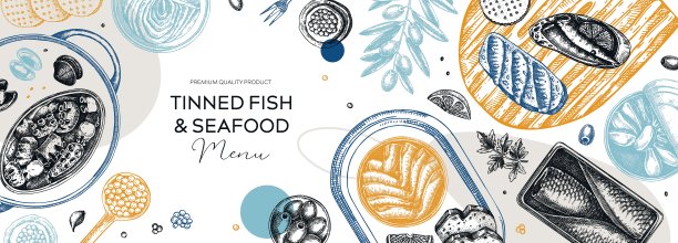 海鲜载体背景图片下载