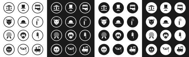 集快街小吃车小丑帽熊头图片下载