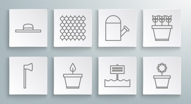 设置线木斧花园栅栏木植物图片下载