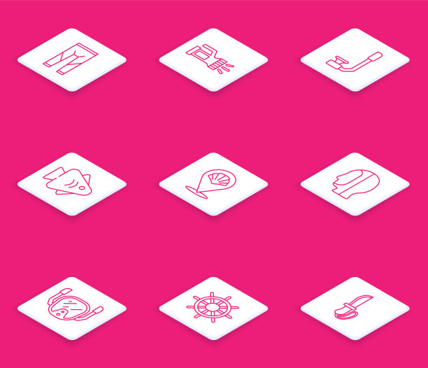 设置线潜水服手电筒呼吸管鱼图片下载