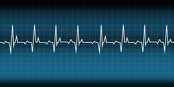 白色的心线在模糊线堆叠在黑色和蓝色的背景，对象，横幅，模板，健康，护理，时尚，复制空间图片下载