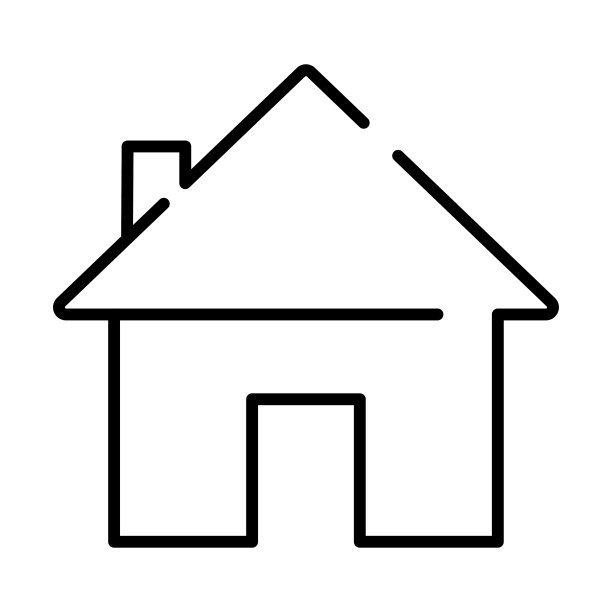 房屋图标：线性图标图片下载