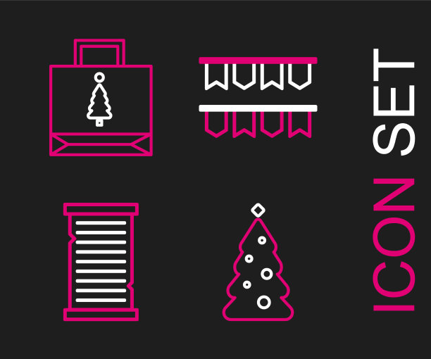 用许愿装饰圣诞树图片下载