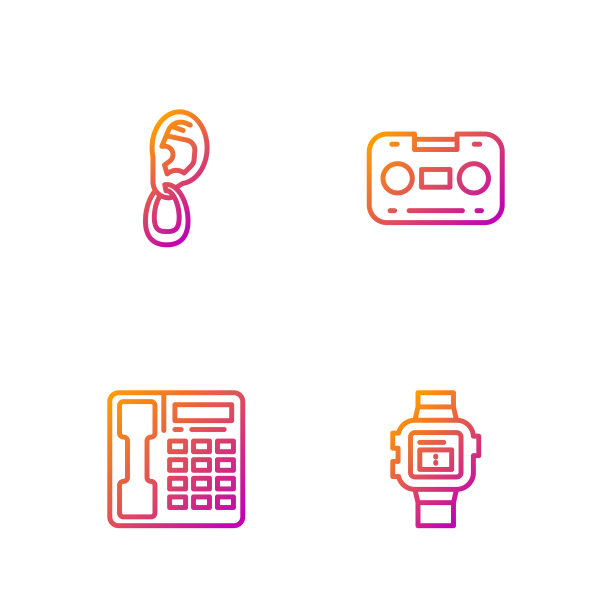 设置线腕表电话听筒耳朵与图片下载