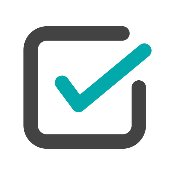 浅绿色复选框图标。向量。图片下载