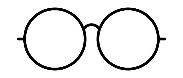 圆框眼镜。太阳镜。配件。向量。图片下载