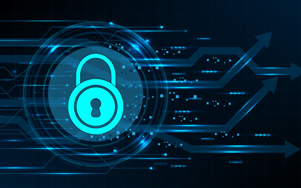 摘要安防数字化技术背景图片下载