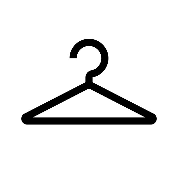 悬挂器图标。更衣室。向量。图片下载