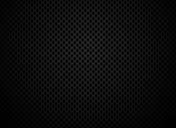 矢量黑色尼龙织物图案背景。黑色灰色颜色抽象渔网布材质壁纸。聚酰胺纤维网状网的纹理或呈现背景图片下载