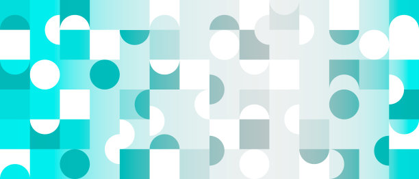 新潮的抽象几何背景与圆形iretro风格图片下载