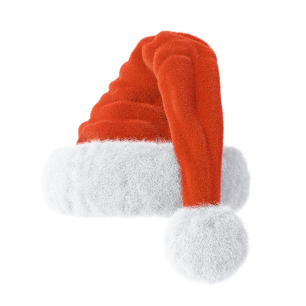 圣诞老人帽子3D图标图片下载