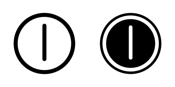 时钟矢量线图标设置。业务表。时钟与不同的表盘。图片下载