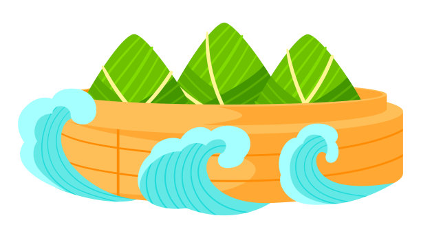 用蒸笼包好的粽子。端午假期。中国端午节的传统食品。图片下载