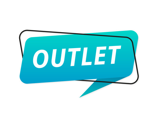 Outlet标签横幅。现代横幅Outlet。网页模板推广。出口标签标志。网页按钮。现代网络横幅。可用于商业、营销和广告。矢量图图片下载