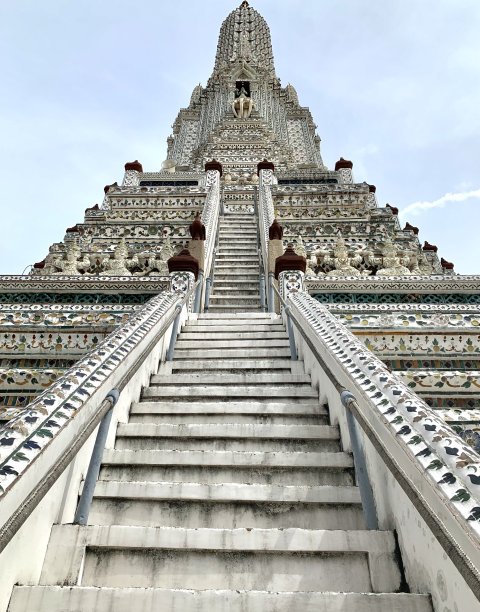 Wat Arun -黎明寺-曼谷，泰国图片下载