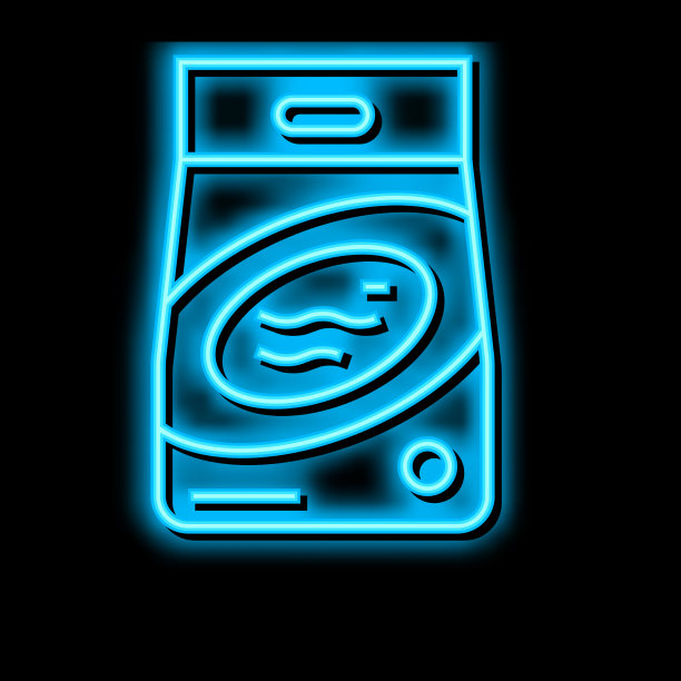 粉袋霓虹灯图标图片下载