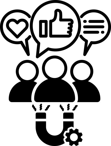 品牌参与图标矢量营销符号图片下载