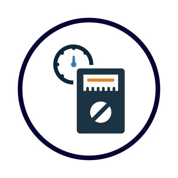 仪表，电力测试仪表，电气工作仪表图标图片下载