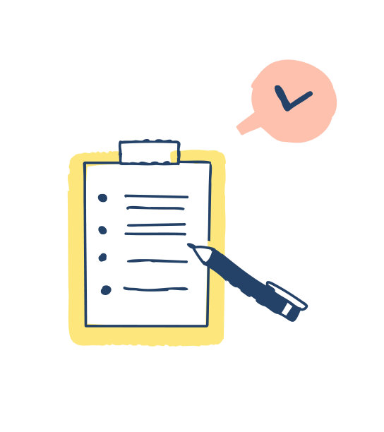 剪贴板，笔和检查标记的说明图片下载