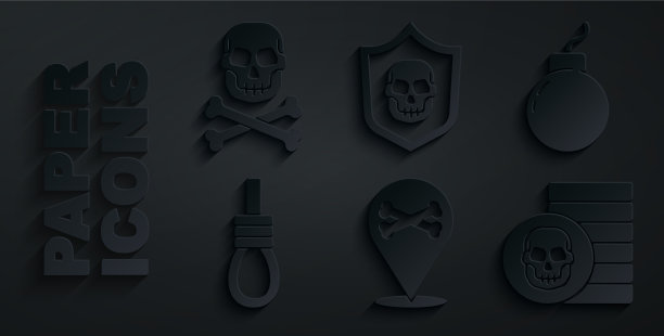 设定地点，海盗炸弹准备爆炸图片下载