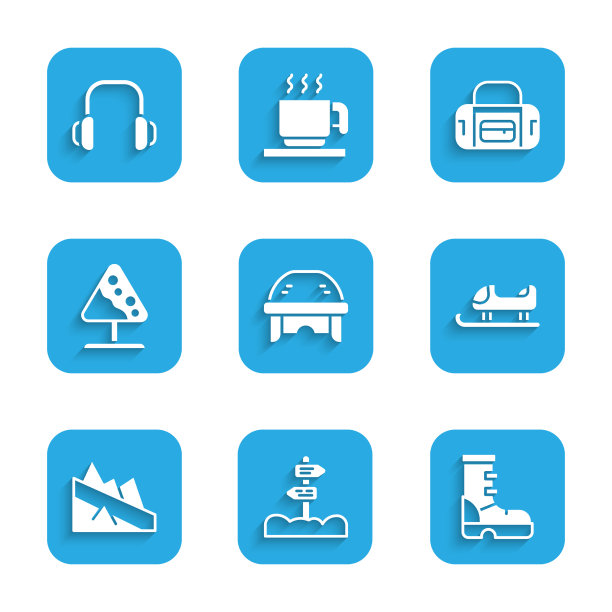 设置曲棍球头盔道路交通路标图片下载