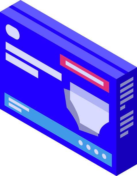 成人纸尿裤包图标等距婴儿护理图片下载