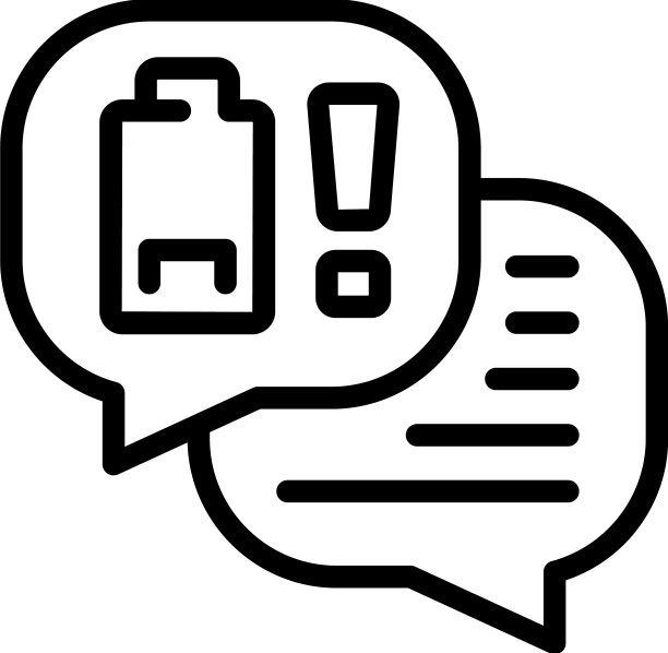 工作压力导致倦怠聊天图标轮廓图片下载